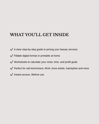 Nail Your Pricing eBook